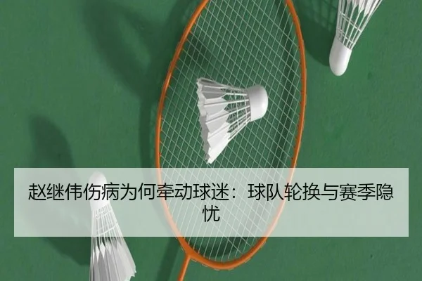 赵继伟伤病为何牵动球迷：球队轮换与赛季隐忧